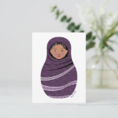 Tuareg Matryoshka Briefkaart (Staand voorkant)