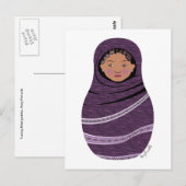 Tuareg Matryoshka Briefkaart (Voorkant / Achterkant)