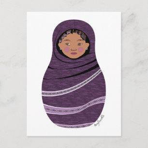 Tuareg Matryoshka Briefkaart