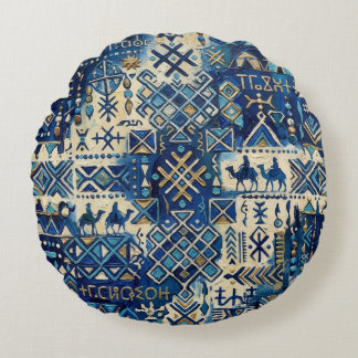 Tuareg Tifinagh Patchwork Worpdekbed Kussen | Saha
