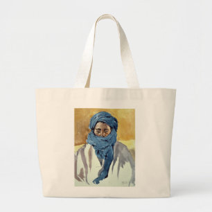 Tuareg Tribesman Timbucto 1991 Grote Tote Bag