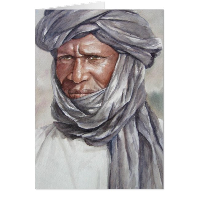 Tuareg Turbaned Man (Voorkant)