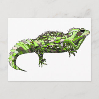 Tuatara Green Briefkaart