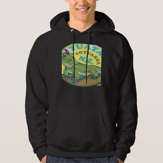 Tuatara New Zealand Hoodie (Voorkant)