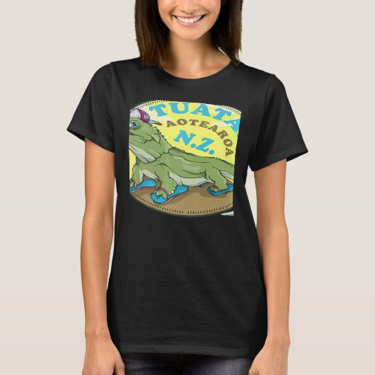 Tuatara New Zealand T-shirt (Voorkant)