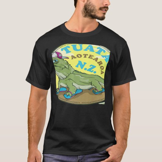 Tuatara New Zealand T-shirt (Voorkant)