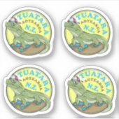 Tuatara Nieuw-Zeeland Aotearoa Sticker (Voorkant)