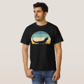 Tuatara reptiel retro t-shirt (Voorkant volledig)