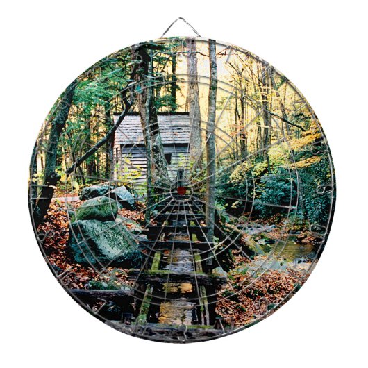 Tub Mill in het zonlicht Dartbord (Voorkant)