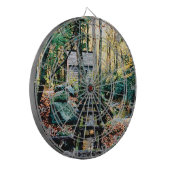 Tub Mill in het zonlicht Dartbord (Voorkant Links)