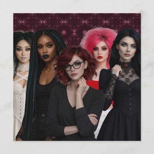 Tub Truffles Cast Feestdagenkaart (Voorkant)