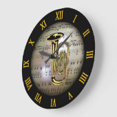 Tuba ~ Achtergrond "The Musical Planet" * ~ Grote Klok (Hoek)