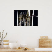 Tuba-Afbeelding voor foto's Poster (Keuken)