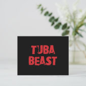 Tuba Beast Briefkaart (Staand voorkant)