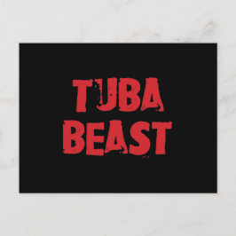 Tuba Beast Briefkaart