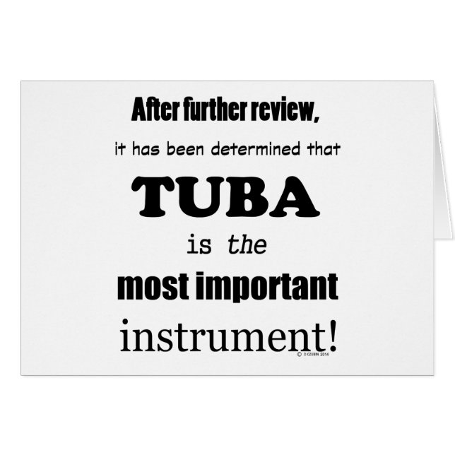 Tuba Belangrijkste instrument (Voorkant Horizontaal)