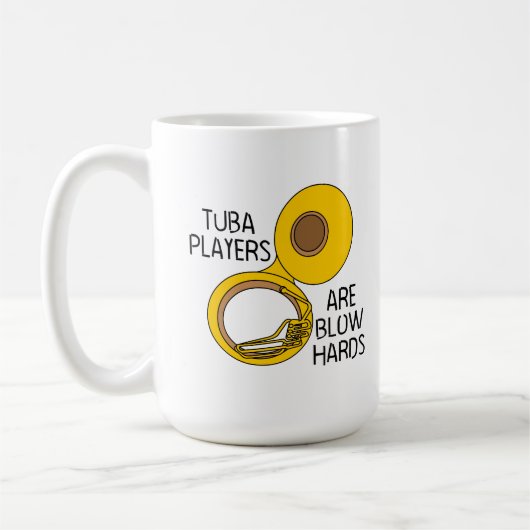 Tuba Blow Hards Koffiemok (Links)