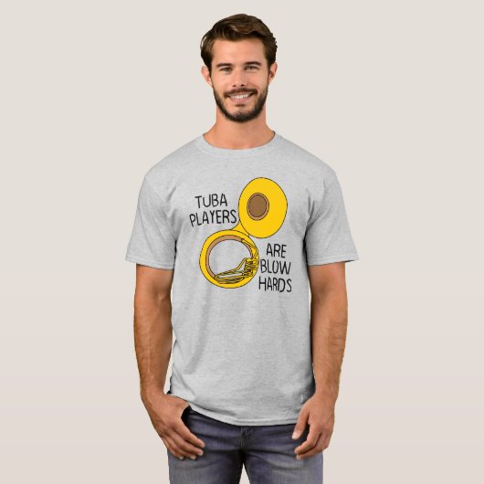 Tuba Blow Hards T-shirt (Voorkant volledig)