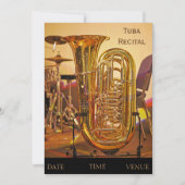 Tuba brass instrument Overweging Kaart (Voorkant)