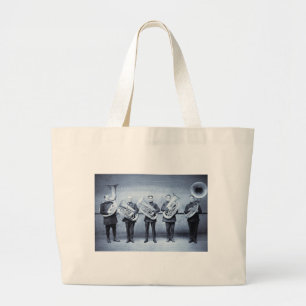 Tuba Cops Grote Tote Bag