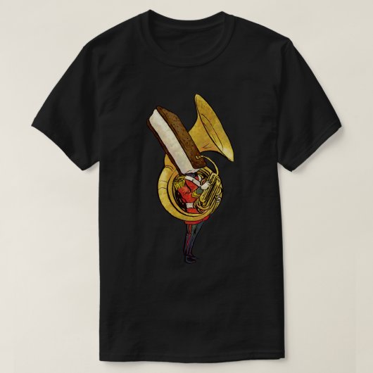 Tuba Cream Sandwich T-shirt (Design voorkant)
