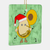 Tuba Egghead Keramisch Ornament (Rechts)