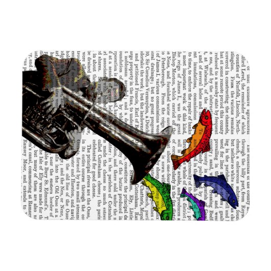 Tuba en vis magneet (Horizontaal)