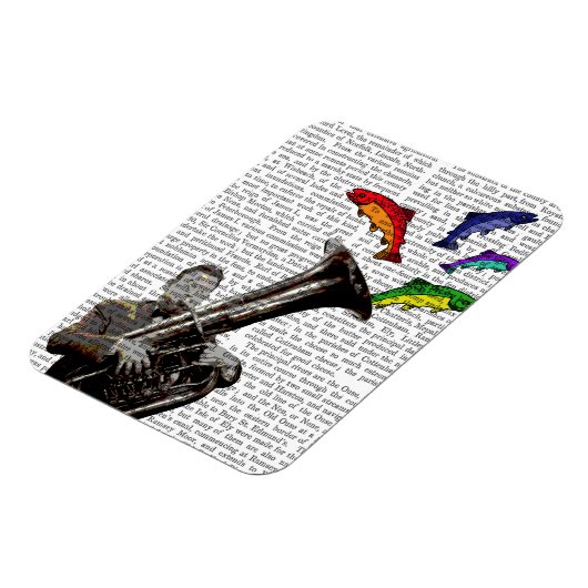 Tuba en vis magneet (Linkerzijde)