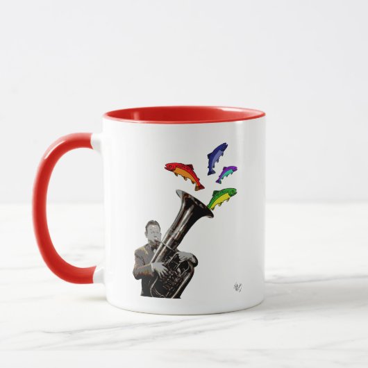 Tuba en vis mok (Links)