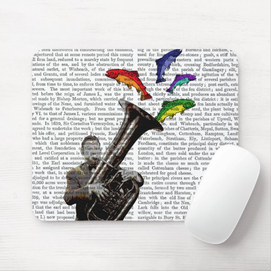 Tuba en vis muismat (Met muis)