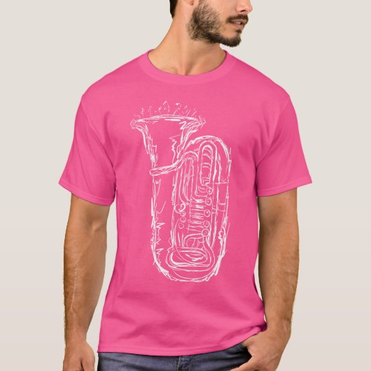 Tuba Enthusiast Orchestra T-shirt (Voorkant)
