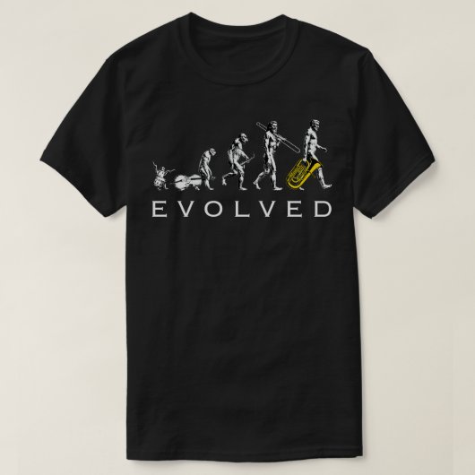 Tuba Evolution T-shirt (Design voorkant)