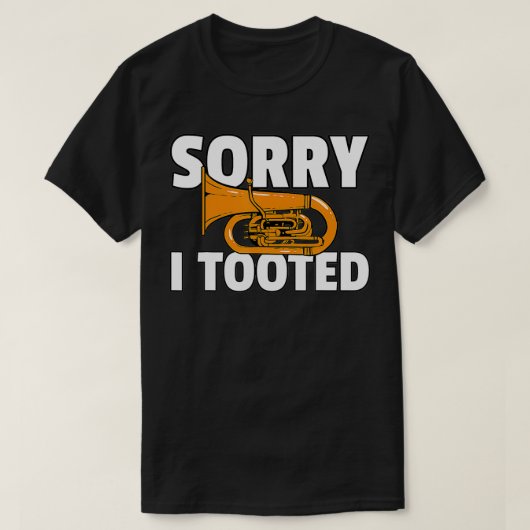 Tuba Funny Brass Instrument Player T-shirt (Design voorkant)