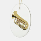 "Tuba"-geschenken en -producten Keramisch Ornament (Links)