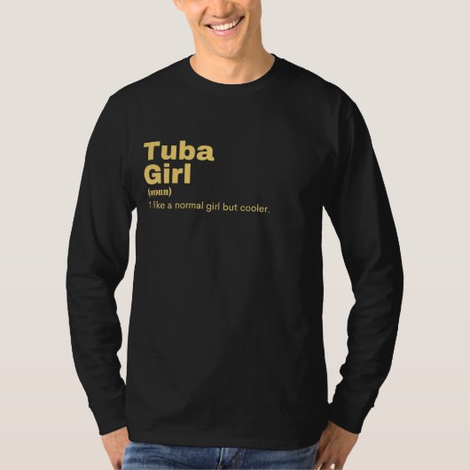 Tuba  Girl - Tuba  T-shirt (Voorkant)