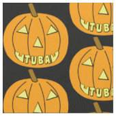 Tuba Halloween Pumpkin Stof (Close Up)