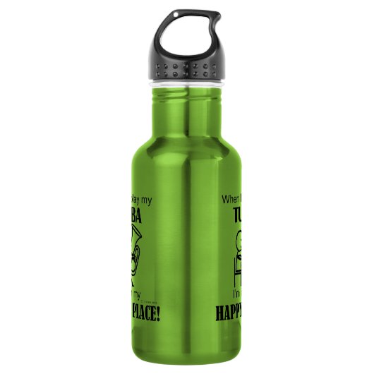 Tuba Happy Place Waterfles (Voorkant)