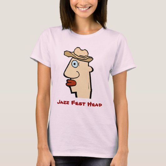 Tuba Head Outback, Jazz Fest Head T-shirt (Voorkant)