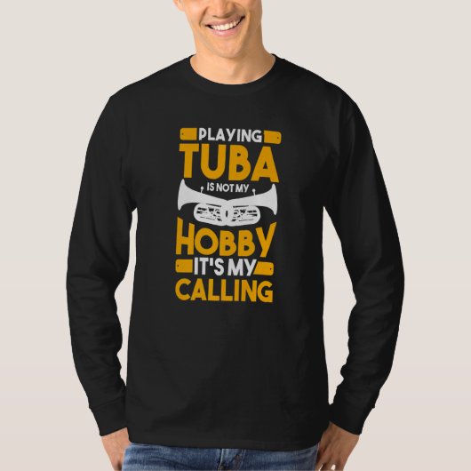 Tuba Hobby Tuba Player T-shirt (Voorkant)