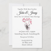 Tuba Huwelijksuitnodiging Tubaist Messing Muzikant Kaart (Voorkant)