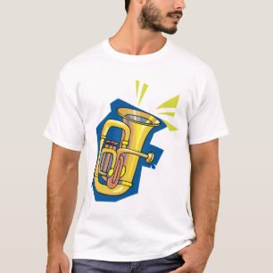 Tuba Instrument Heren T-Shirt