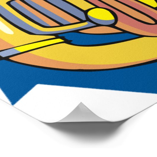 Tuba Instrument Poster (Hoek)