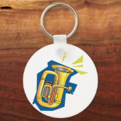 Tuba Instrument Sleutelhanger (Voorkant)