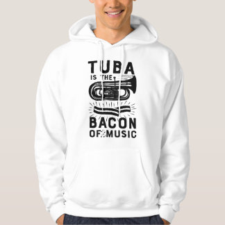 Tuba is het spek van de muziek Marching Band Grapp Hoodie