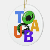 TUBA KERAMISCH ORNAMENT (Links)