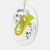 Tuba Keramisch Ornament (Links)