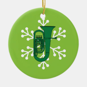 Tuba-kerstversiering Keramisch Ornament
