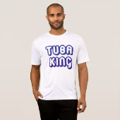 Tuba King Funny Music T-shirt (Voorkant volledig)