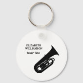 TUBA Klasse van 2026 Marching Band Sleutelhanger (Achterkant)