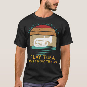 Tuba Maestro: bas en geestige wijsheid Humoristi T-shirt
